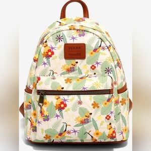 Pixar Up Dug & Kevin Floral Mini Backpack